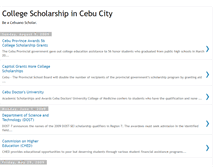 Tablet Screenshot of cebuscholarships.blogspot.com