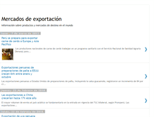 Tablet Screenshot of mercadosexportacion.blogspot.com