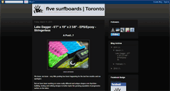 Desktop Screenshot of fivesurfboards.blogspot.com