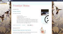 Desktop Screenshot of frontierhome.blogspot.com