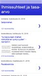 Mobile Screenshot of ihmissuhteet.blogspot.com