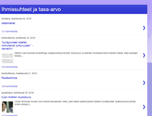 Tablet Screenshot of ihmissuhteet.blogspot.com
