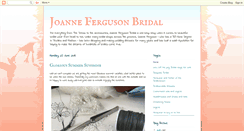 Desktop Screenshot of joannefergusonbridal.blogspot.com