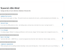 Tablet Screenshot of lawrasidlemind.blogspot.com