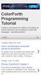 Mobile Screenshot of primarycolorforth.blogspot.com
