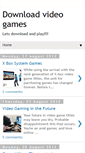 Mobile Screenshot of downloadvideogamesforever.blogspot.com