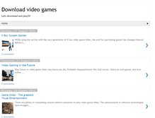Tablet Screenshot of downloadvideogamesforever.blogspot.com
