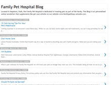 Tablet Screenshot of familypethospitalblog.blogspot.com