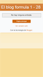 Mobile Screenshot of elblog-formula1.blogspot.com