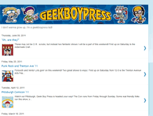 Tablet Screenshot of geekboypress.blogspot.com