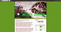 Desktop Screenshot of mulekgames.blogspot.com