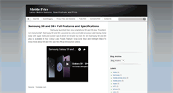 Desktop Screenshot of mobile-phoneprice.blogspot.com