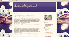 Desktop Screenshot of boszisarok.blogspot.com