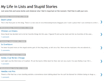 Tablet Screenshot of mylifeinlists.blogspot.com
