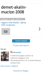 Mobile Screenshot of demet-akalin-mucize-2008.blogspot.com