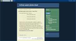 Desktop Screenshot of britneyspearsphotoshootblogsmuc.blogspot.com