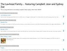 Tablet Screenshot of lawheadfamily.blogspot.com