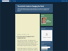 Tablet Screenshot of activistguide.blogspot.com