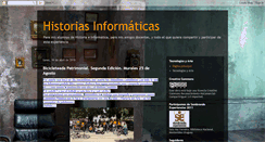 Desktop Screenshot of historiasinformaticas.blogspot.com