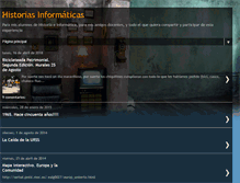 Tablet Screenshot of historiasinformaticas.blogspot.com