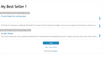Tablet Screenshot of mybestseller.blogspot.com