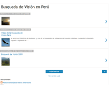 Tablet Screenshot of busquedadevision-peru.blogspot.com