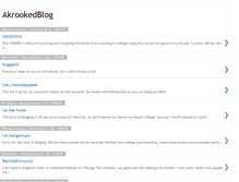 Tablet Screenshot of akrookedblog.blogspot.com