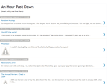 Tablet Screenshot of anhourpastdawn.blogspot.com