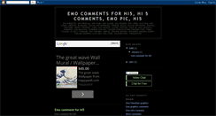 Desktop Screenshot of emo-comments-hi5.blogspot.com