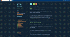 Desktop Screenshot of gringadiaries.blogspot.com