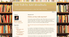 Desktop Screenshot of adel-aboulhuda.blogspot.com