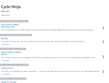 Tablet Screenshot of cycleninja.blogspot.com