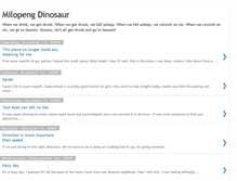 Tablet Screenshot of milopengdinosaur.blogspot.com