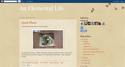 Desktop Screenshot of an-elemental-life.blogspot.com