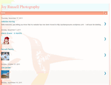 Tablet Screenshot of joyrussellphotography.blogspot.com