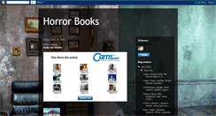 Desktop Screenshot of horror-books-blog.blogspot.com