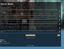 Tablet Screenshot of horror-books-blog.blogspot.com
