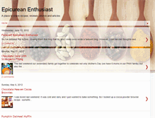 Tablet Screenshot of epicureanenthusiast.blogspot.com