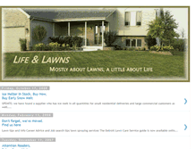 Tablet Screenshot of lifeandlawns.blogspot.com