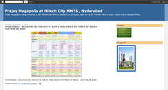 Desktop Screenshot of prajaymegapolis.blogspot.com