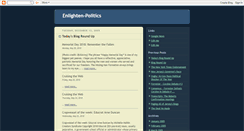 Desktop Screenshot of enlighten-politics.blogspot.com