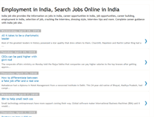 Tablet Screenshot of indiajobsite.blogspot.com