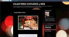 Desktop Screenshot of cajasparacupcakes.blogspot.com