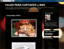 Tablet Screenshot of cajasparacupcakes.blogspot.com