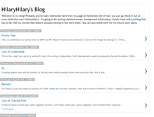 Tablet Screenshot of hilaryhilaryblog.blogspot.com