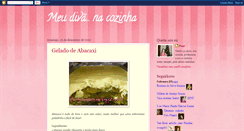 Desktop Screenshot of meudivanacozinha.blogspot.com
