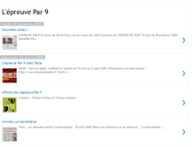 Tablet Screenshot of lepreuvepar9.blogspot.com