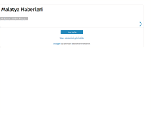 Tablet Screenshot of malatya-haberleri.blogspot.com