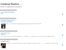 Tablet Screenshot of credenzepositive.blogspot.com