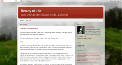 Desktop Screenshot of beautyoflife.blogspot.com